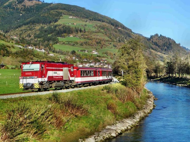 PLB, Pinzgauer Lokalbahn, Zug, Wasser
